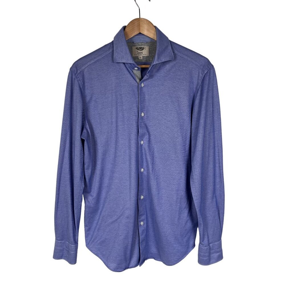 I C The One Richard Chai Blue Button Down‎ Shirt Size Medium